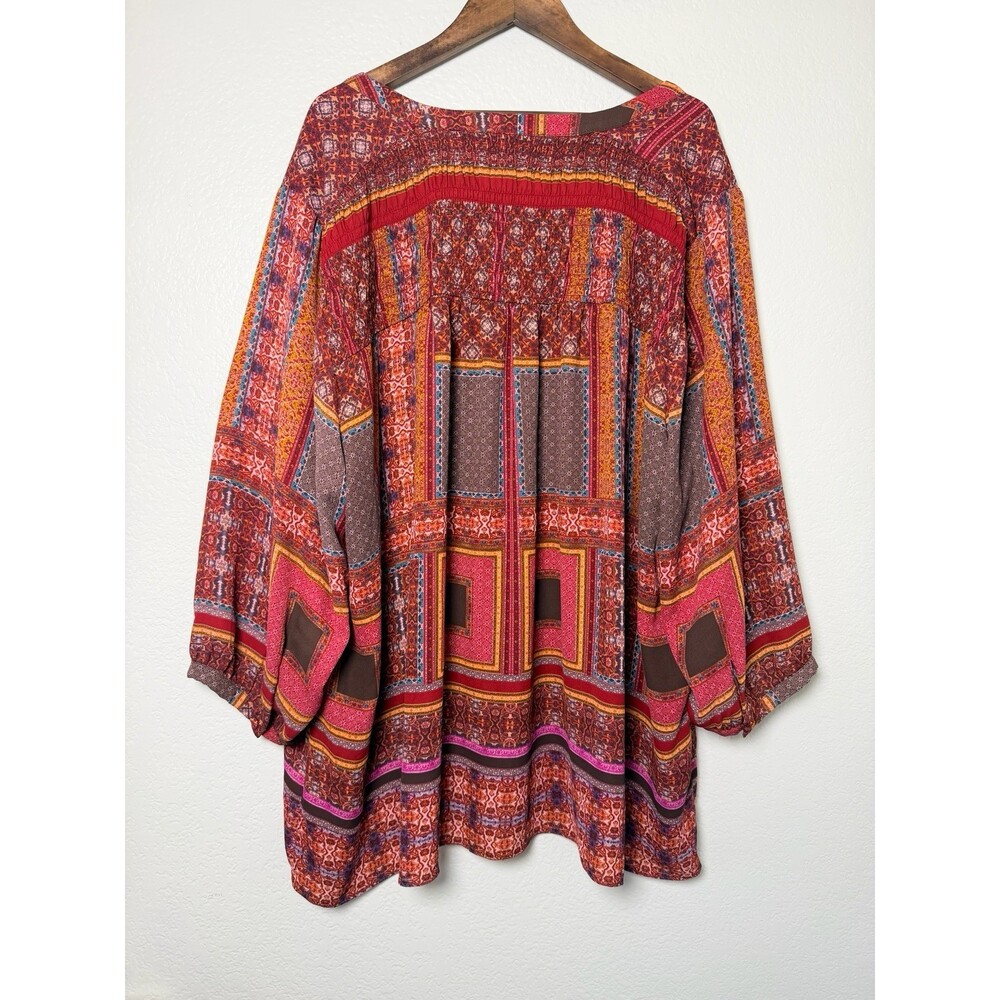 Rose and Olive Women's 3x Button Up Blouse - Picture 7 of 7